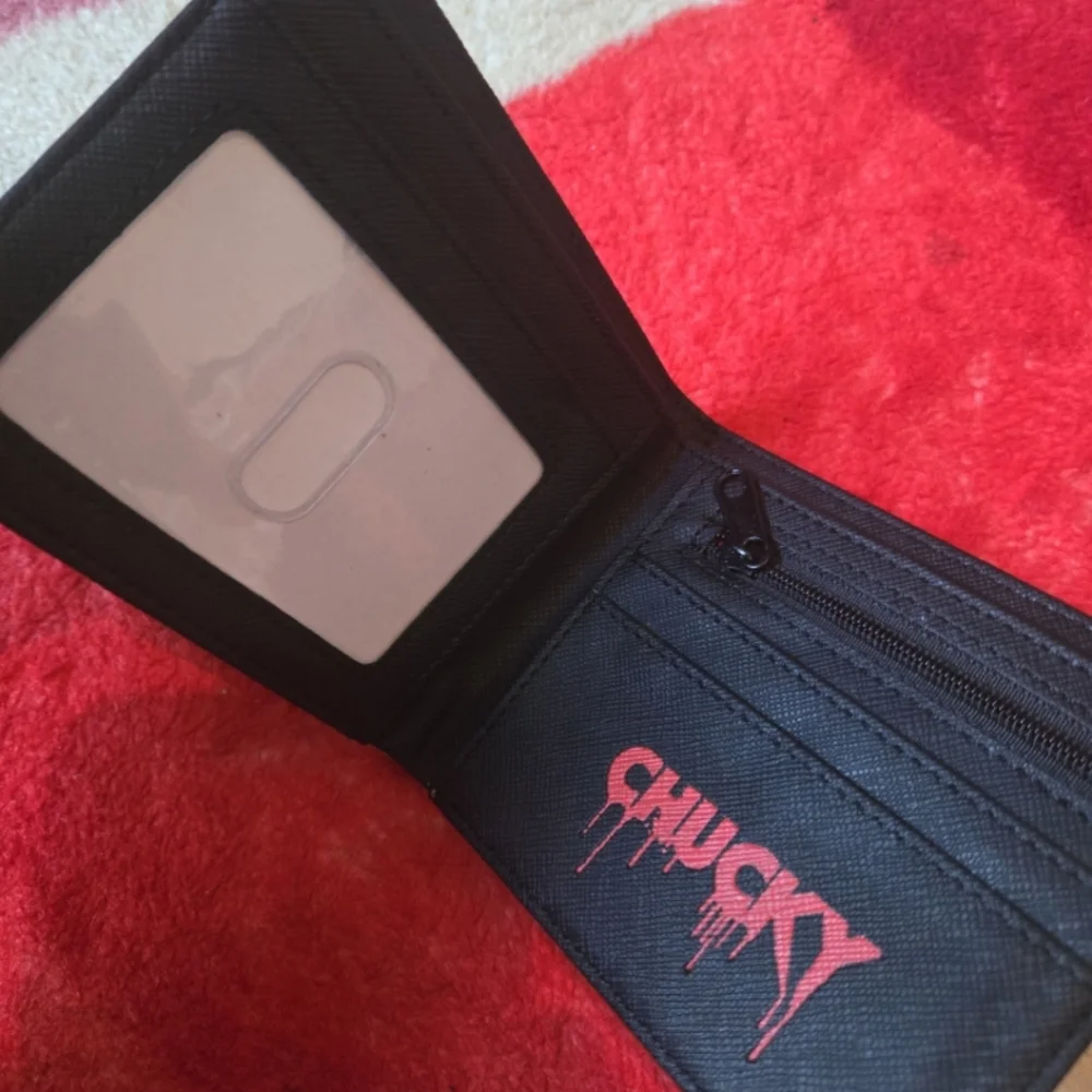 New chucky Halloween horror anime manga leather wallet